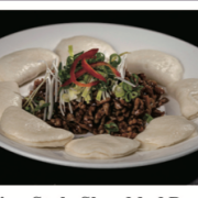 Beijing Style Shredded Pork in Soy Bean Sauce (Pancake) 京酱肉丝