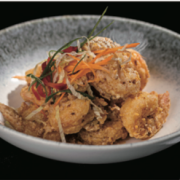 Salted Egg Yolk Shrimp Balls 咸蛋黄虾球